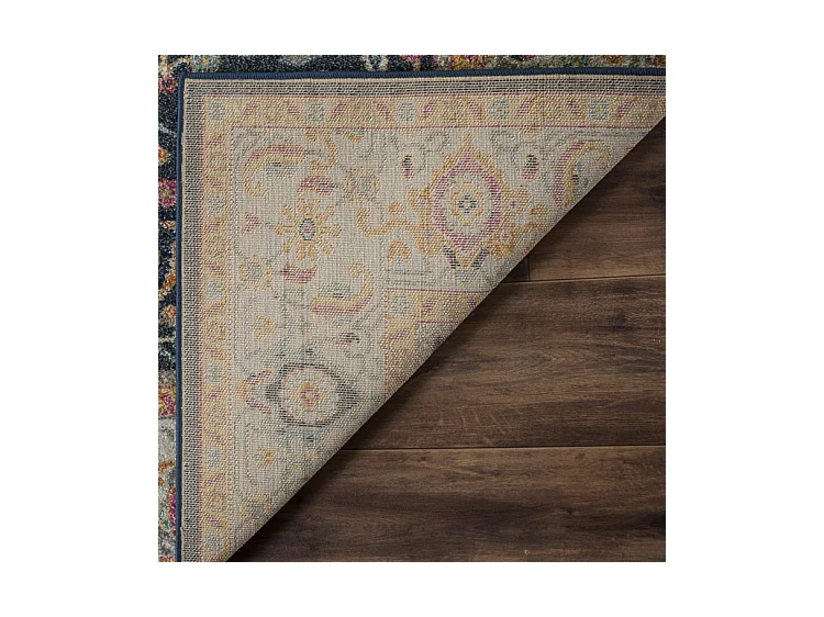 Tapis Bleu/Neutre 91 X 152 cm - Melvina