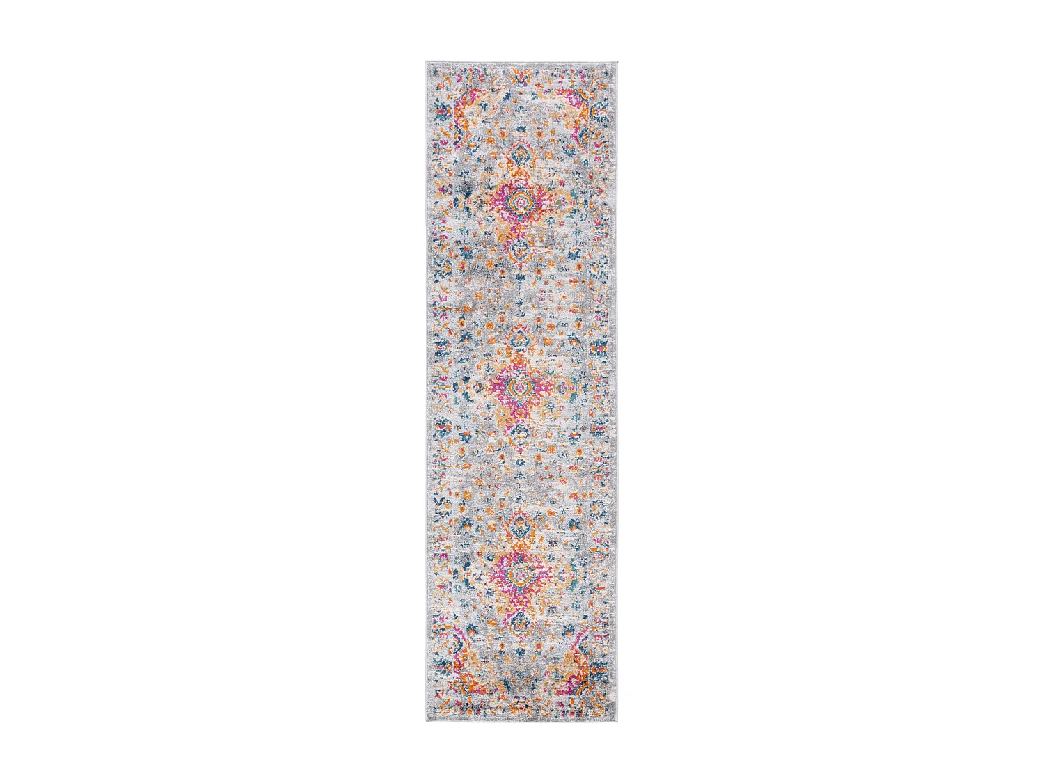 Tapis Gris/Fuchsia 69 X 244 cm - Shannon