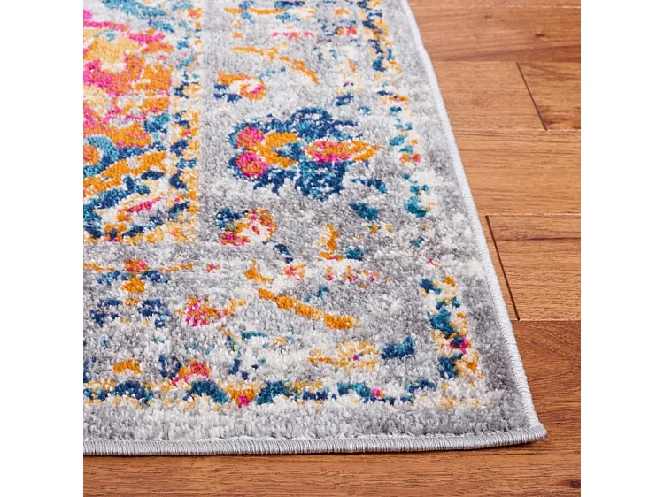 Tapis Gris/Fuchsia 69 X 244 cm - Shannon