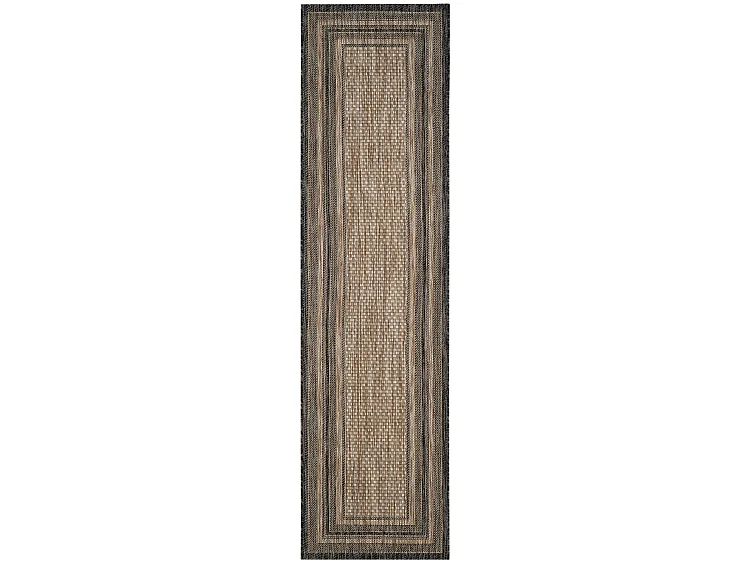 Tapis Naturel/Noir 69 X 244 cm - Anwen