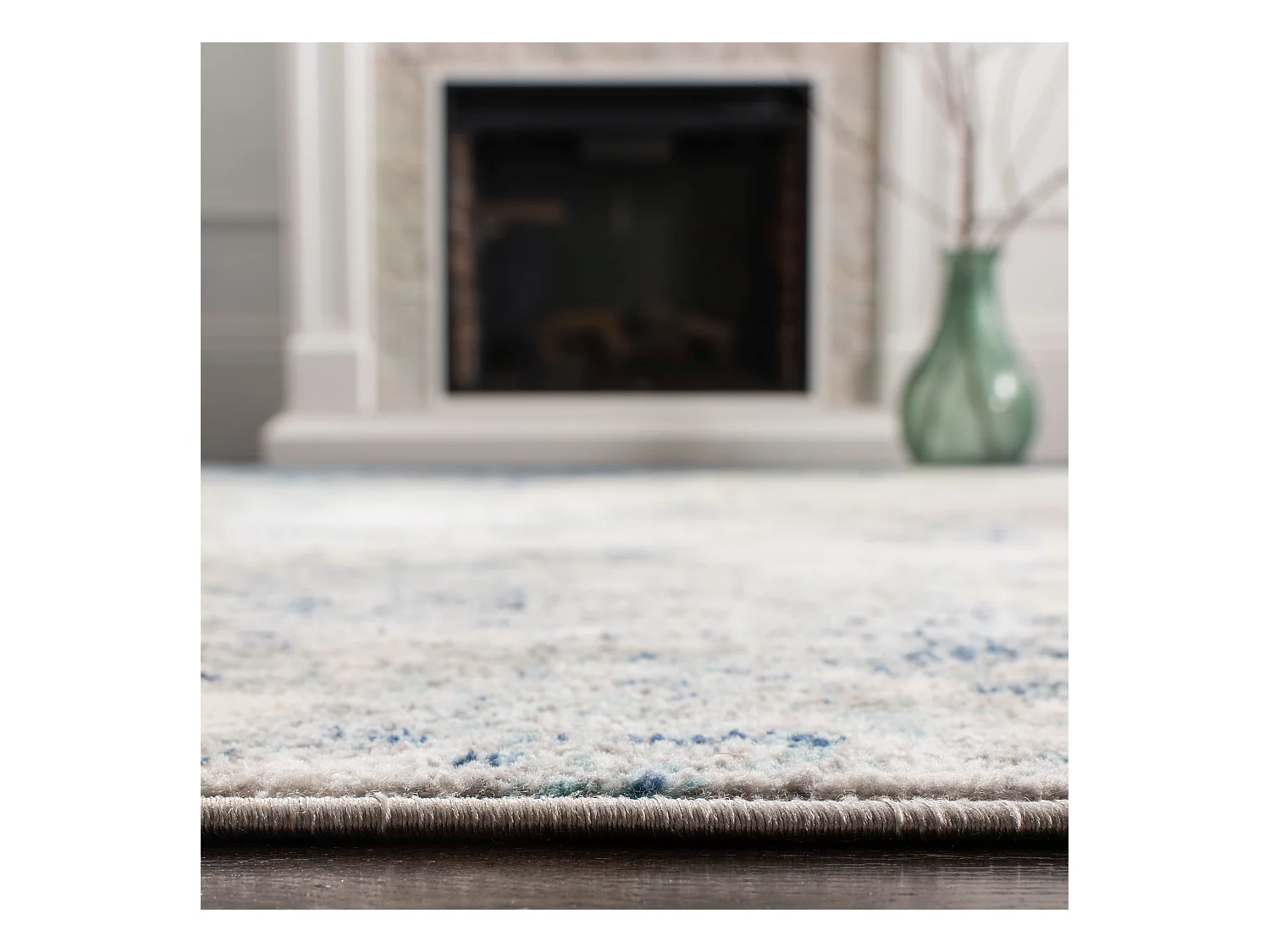 Tapis Gris/Bleu 160 X 229 cm - Isabella