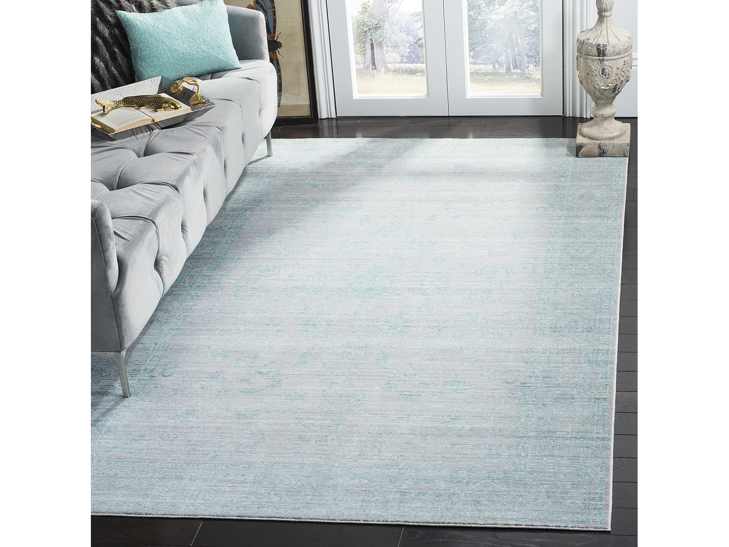 Tapis Bleu/Multicolore 152 X 244 cm - Haven