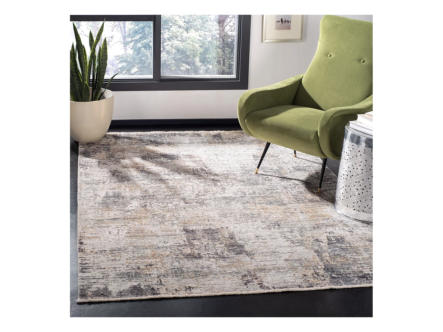 Tapis Gris 152 X 244 cm - Allyson