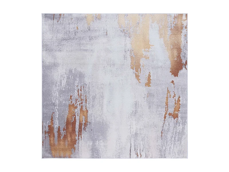 Tapis Gris/Rouge 183 X 183 cm - Iona