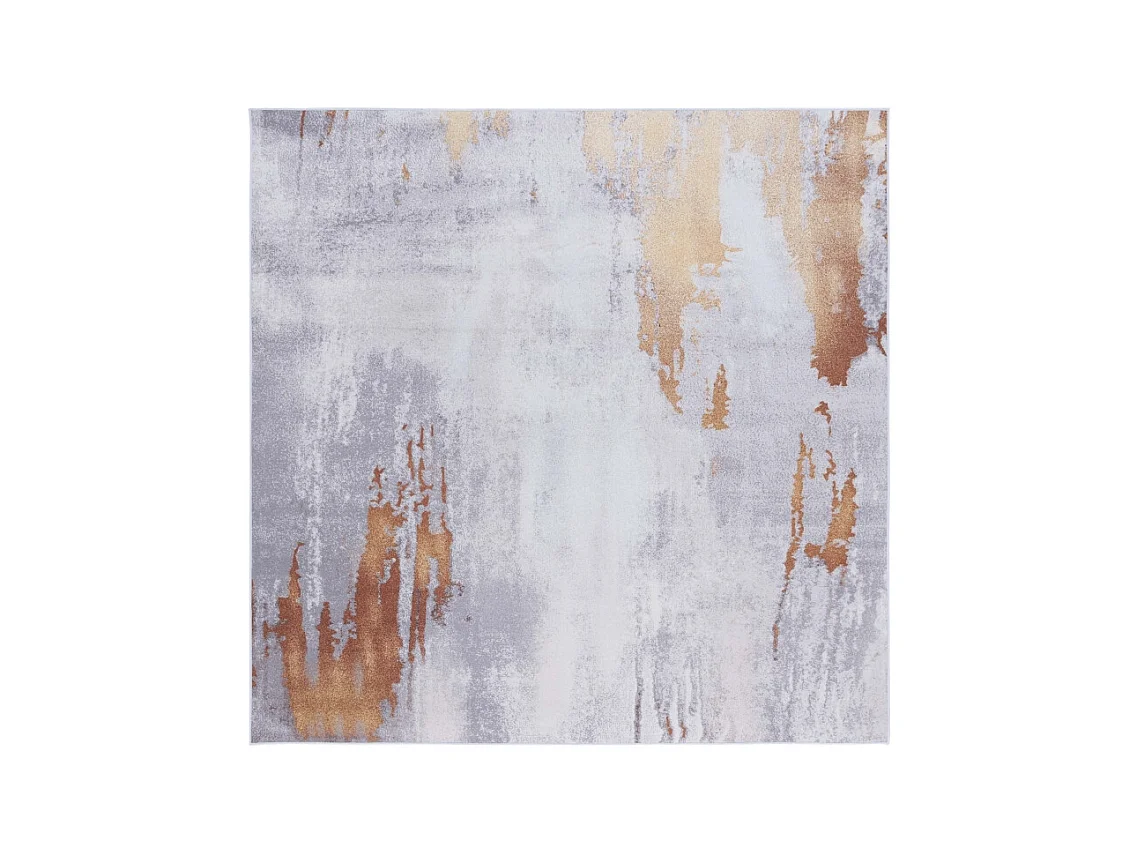 Tapis Gris/Rouge 183 X 183 cm - Iona