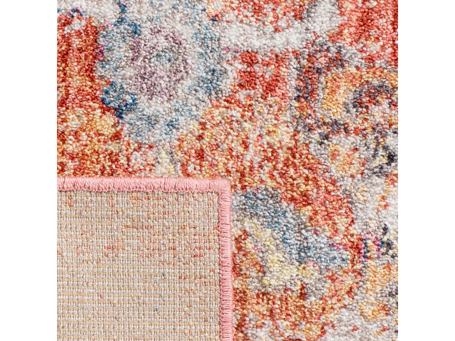 Tapis Bleu/Orange 122 X 183 cm - Ayla