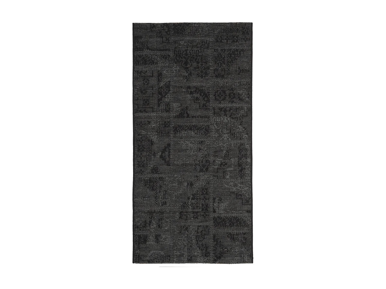Tapis Noir/Gris 122 X 183 cm - Salam