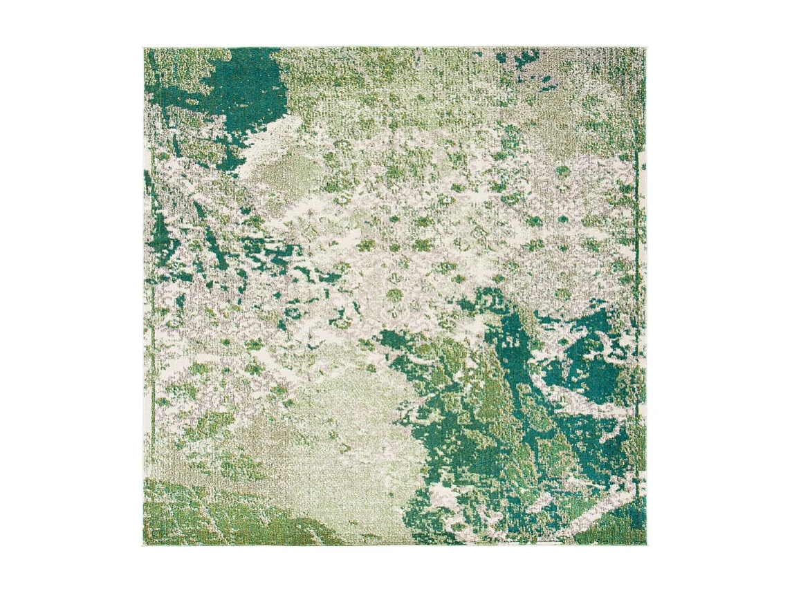 Tapis Vert/Ivoire 201 X 201 cm - Alethea