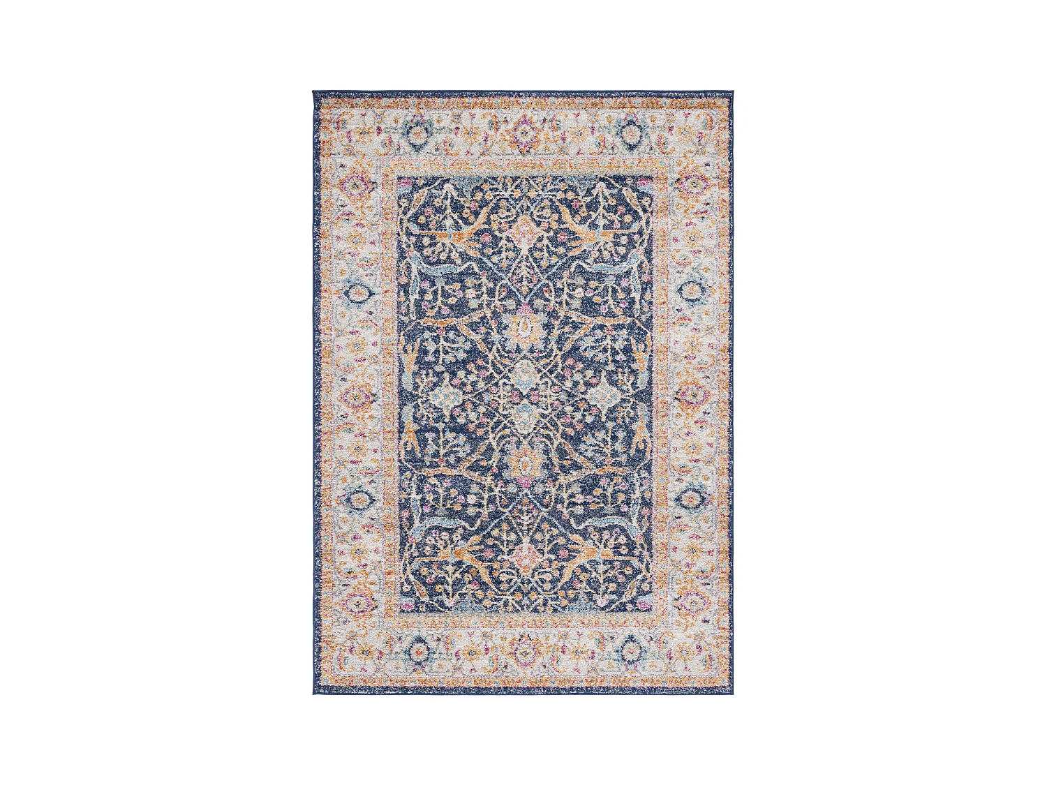 Tapis Bleu/Neutre 155 X 229 cm - Melvina