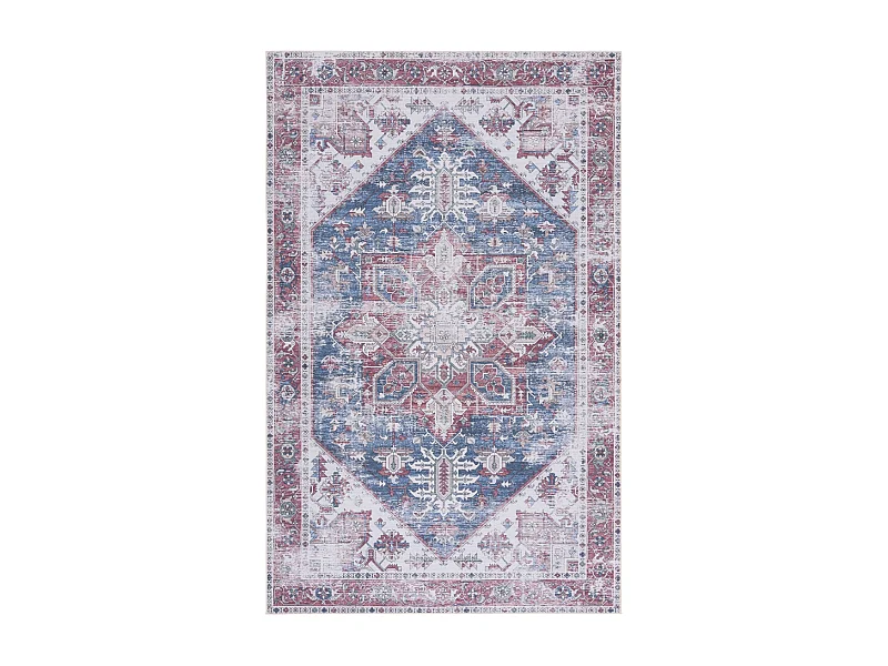 Tapis Bleu Marine/Rouge 183 X 274 cm - Arianne