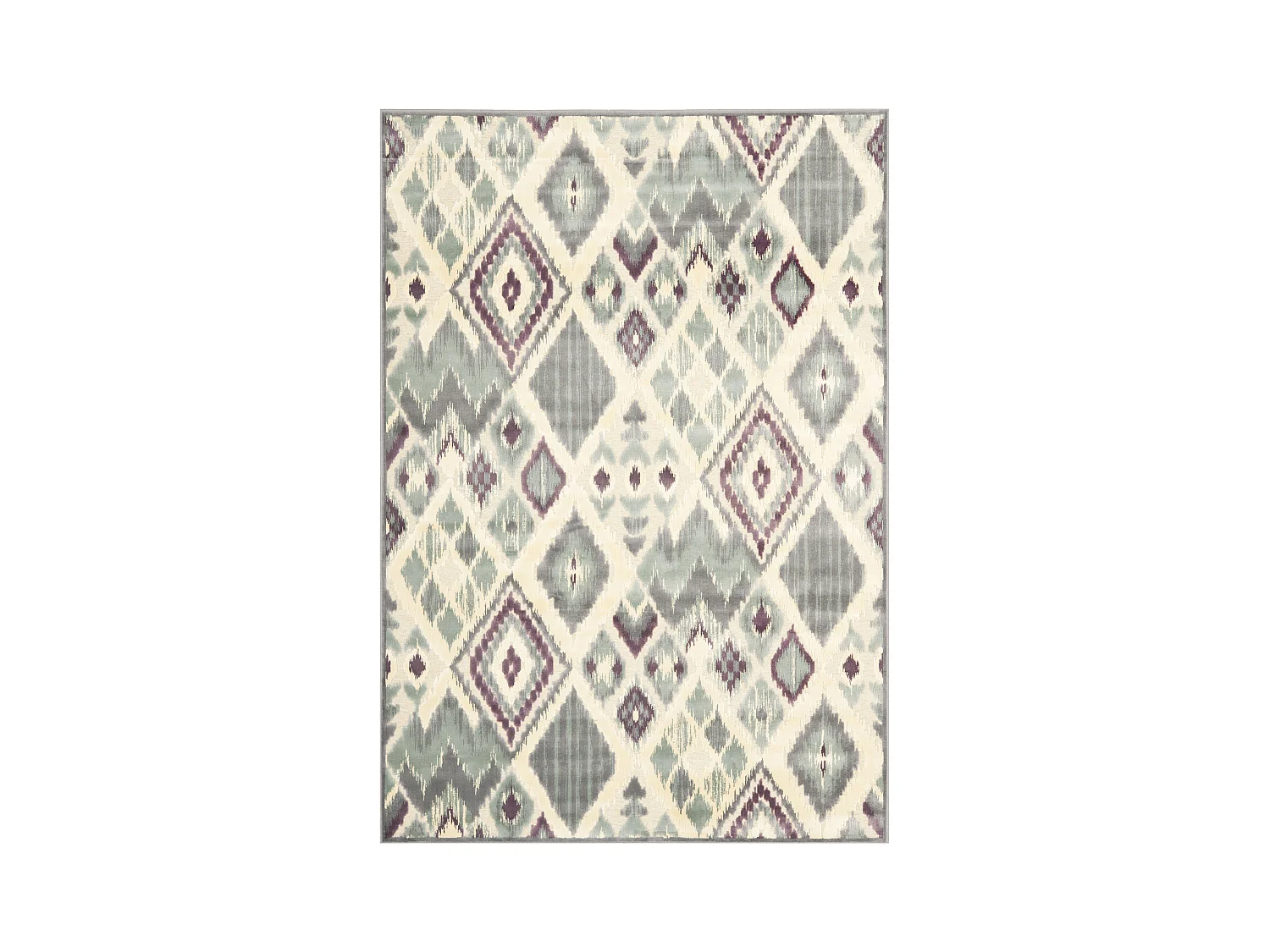 Tapis Gris/Multicolore 236 x 305 cm - Evadne