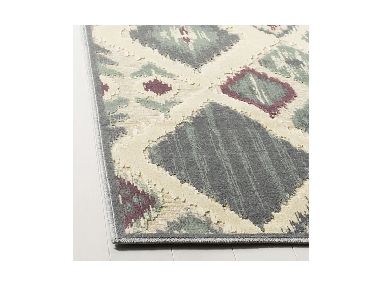 Tapis Gris/Multicolore 236 x 305 cm - Evadne