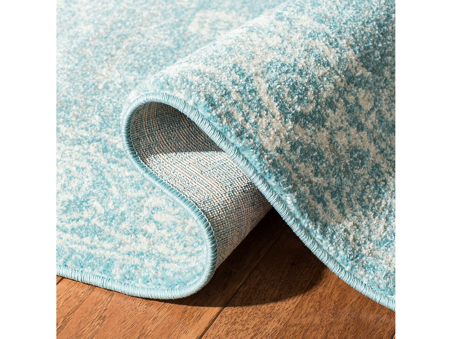 Tapis Bleu/Neutre 122 X 183 cm - Rhea