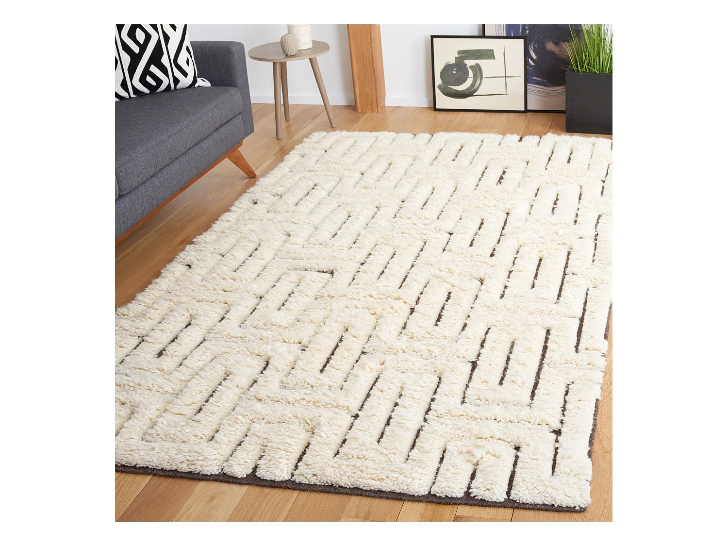 Tapis Neutre/Marron 183 X 274 cm - Ivy