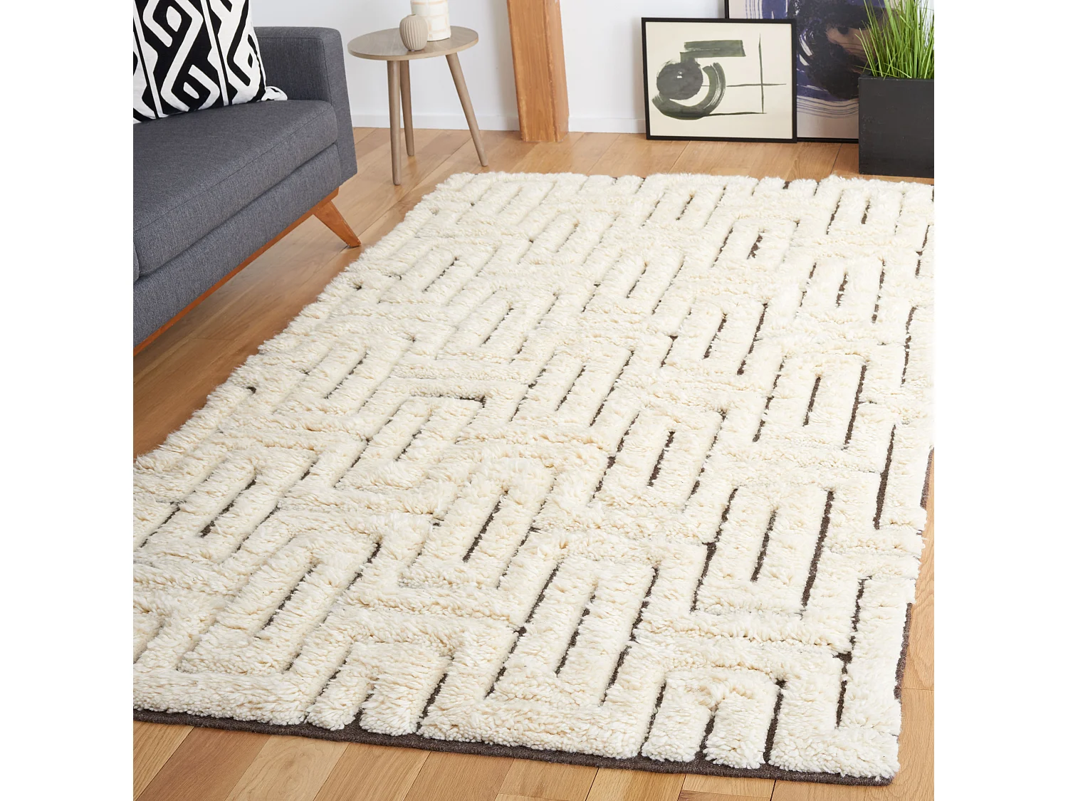 Tapis Neutre/Marron 183 X 274 cm - Ivy