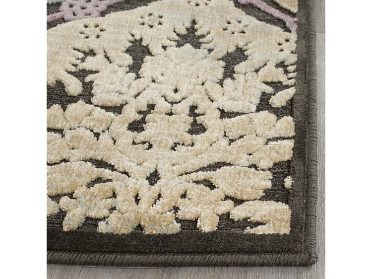 Tapis Gris/Multicolore 160 X 229 cm - Roseau