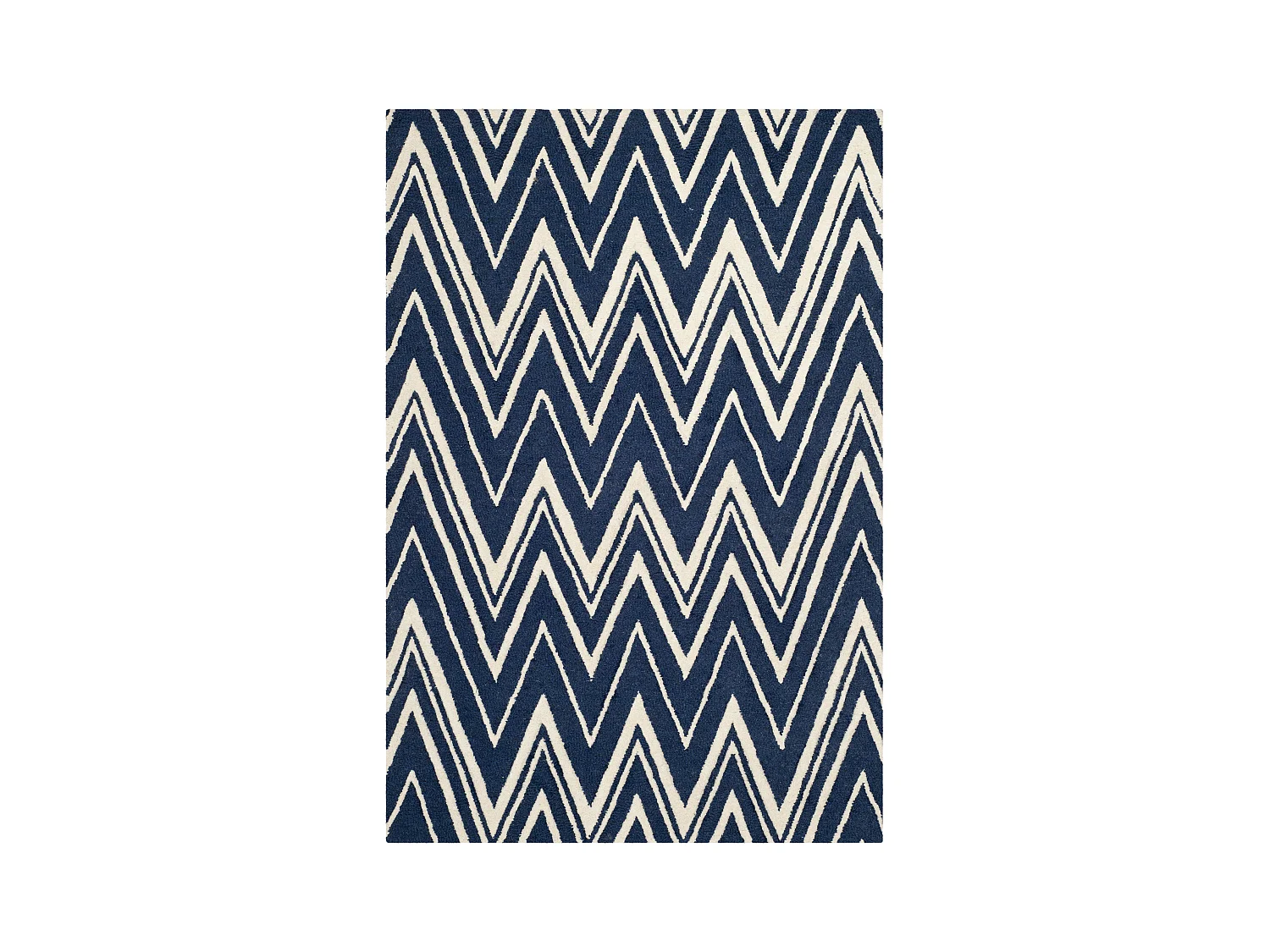 Tapis Bleu Marine/Neutre 122 X 183 cm - Thessaly