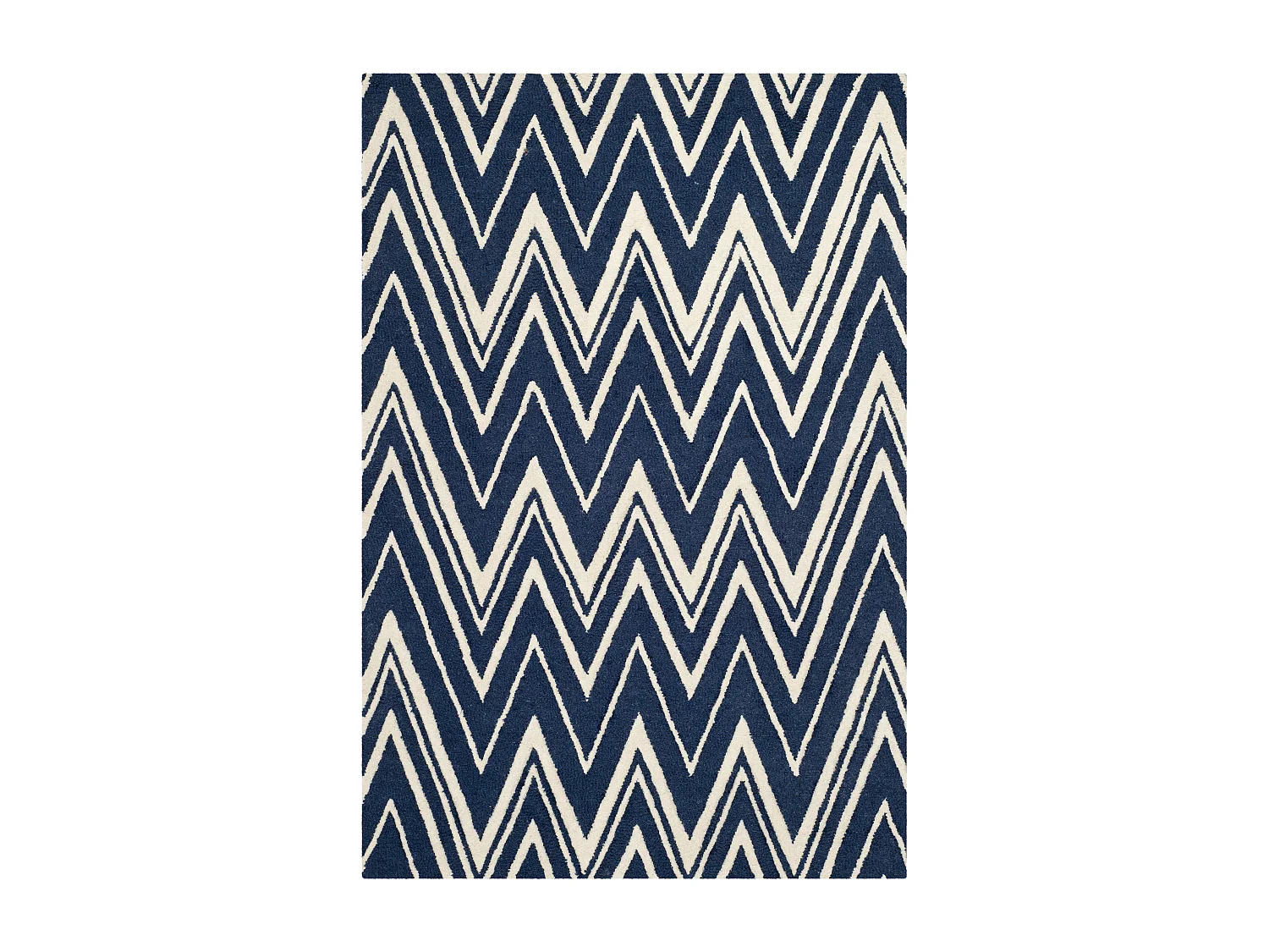 Tapis Bleu Marine/Neutre 122 X 183 cm - Thessaly
