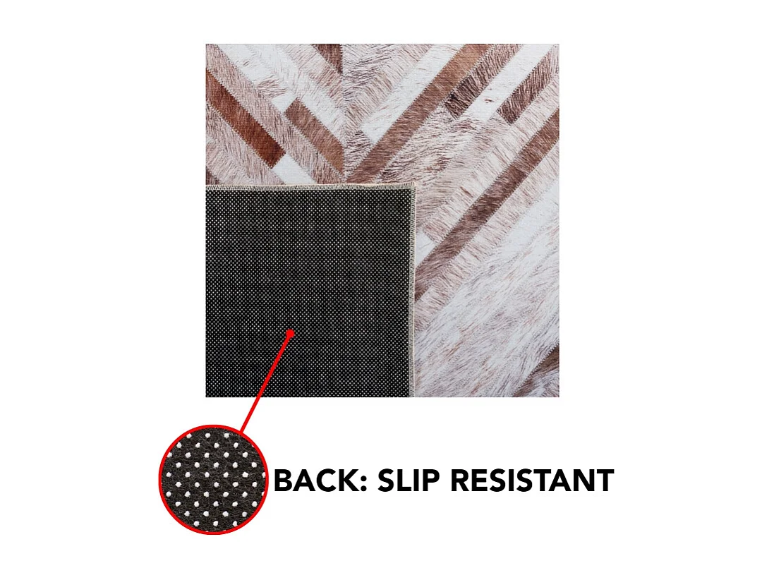 Tapis Beige/Brun 183 X 183 cm - Nessa