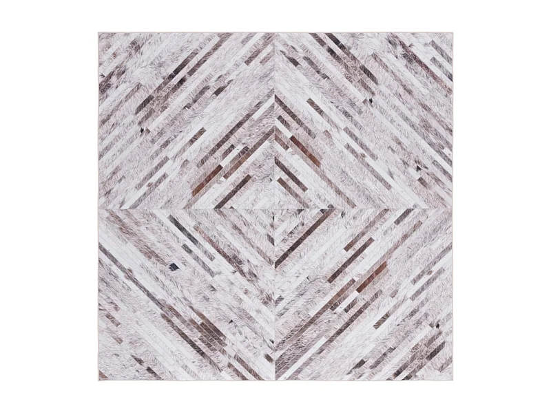 Tapis Beige/Brun 183 X 183 cm - Nessa