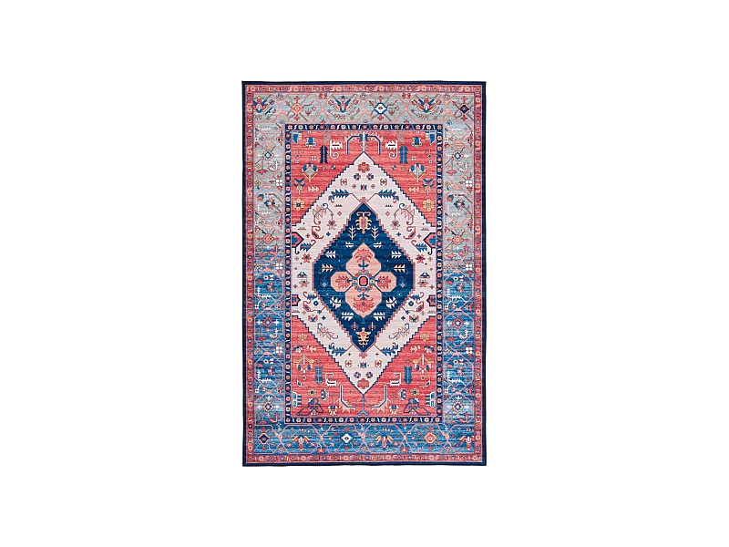 Tapis Rouille/Bleu 152 X 244 cm - Leilani