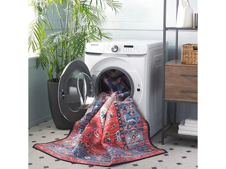 Tapis Rouille/Bleu 152 X 244 cm - Leilani