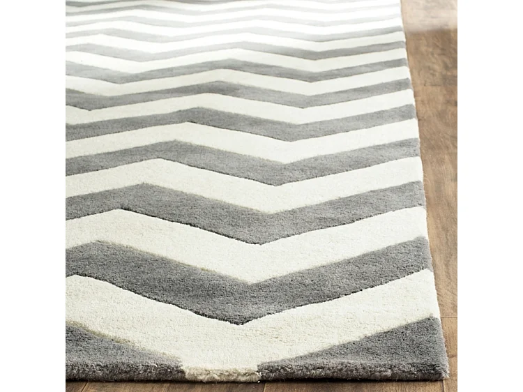 Tapis Gris/Neutre 91 X 152 cm - Anneliese