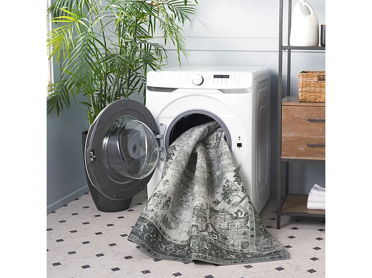 Tapis Vert Foncé/Beige 152 X 244 cm - Fawn