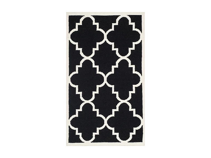 Tapis Noir/Neutre 122 X 183 cm - Nadia