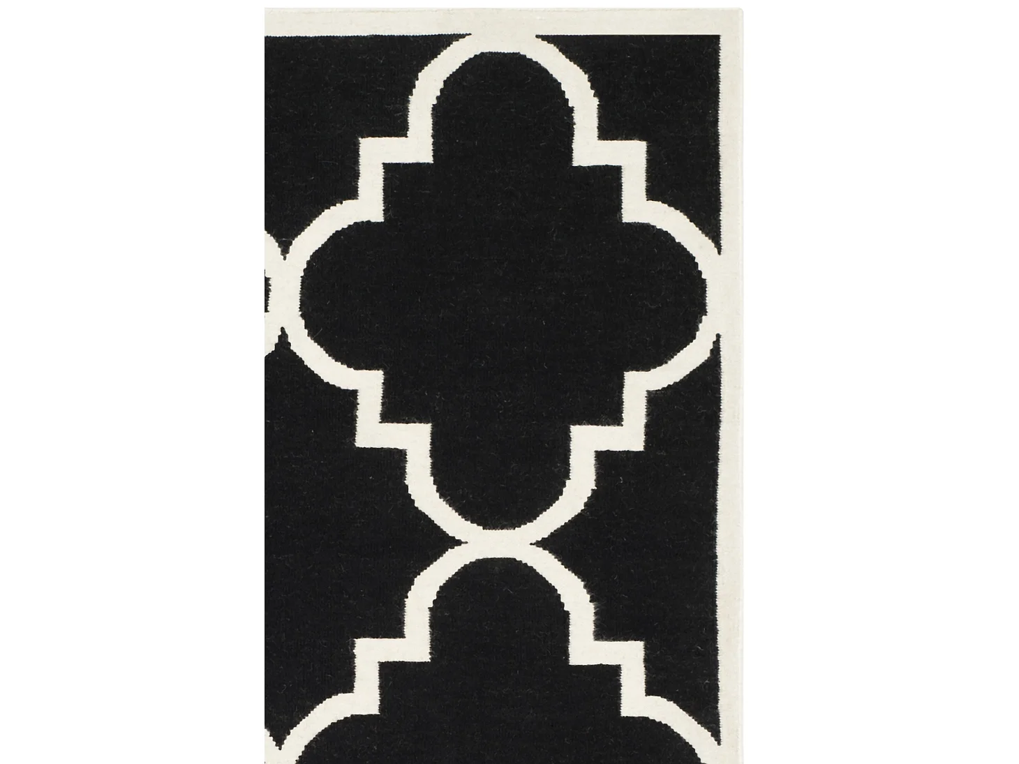 Tapis Noir/Neutre 122 X 183 cm - Nadia