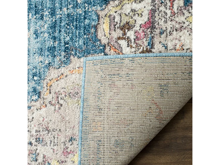 Tapis Bleu/Gris 183 X 274 cm - Malani