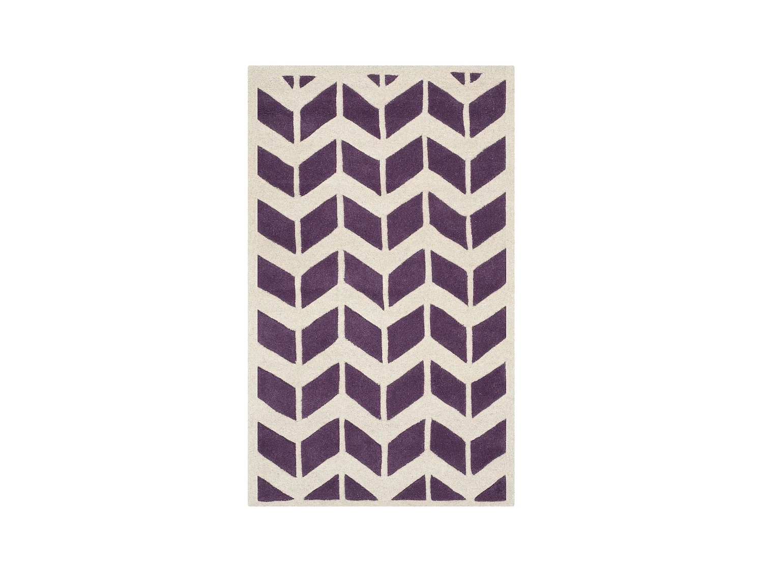 Tapis Violet/Ivoire 122 X 183 cm - Merry