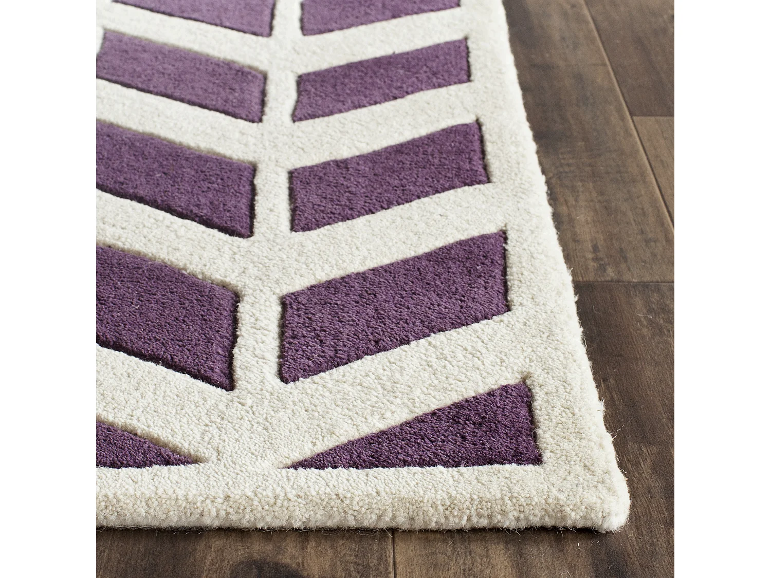 Tapis Violet/Ivoire 122 X 183 cm - Merry
