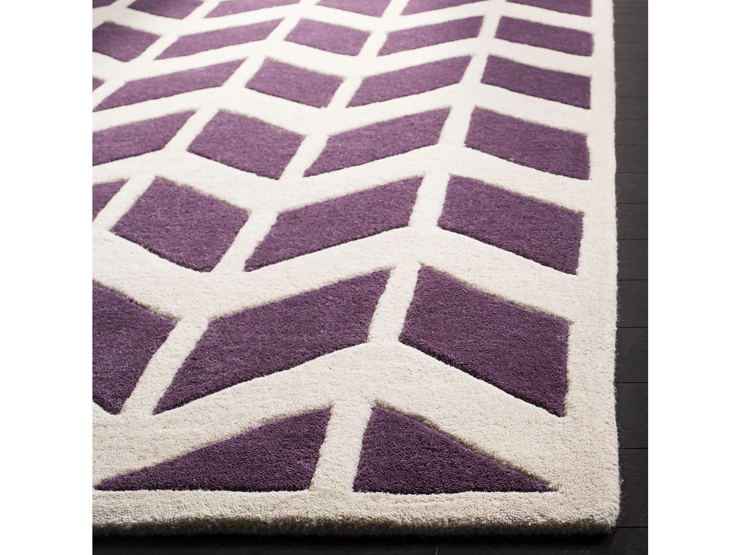 Tapis Violet/Ivoire 122 X 183 cm - Merry