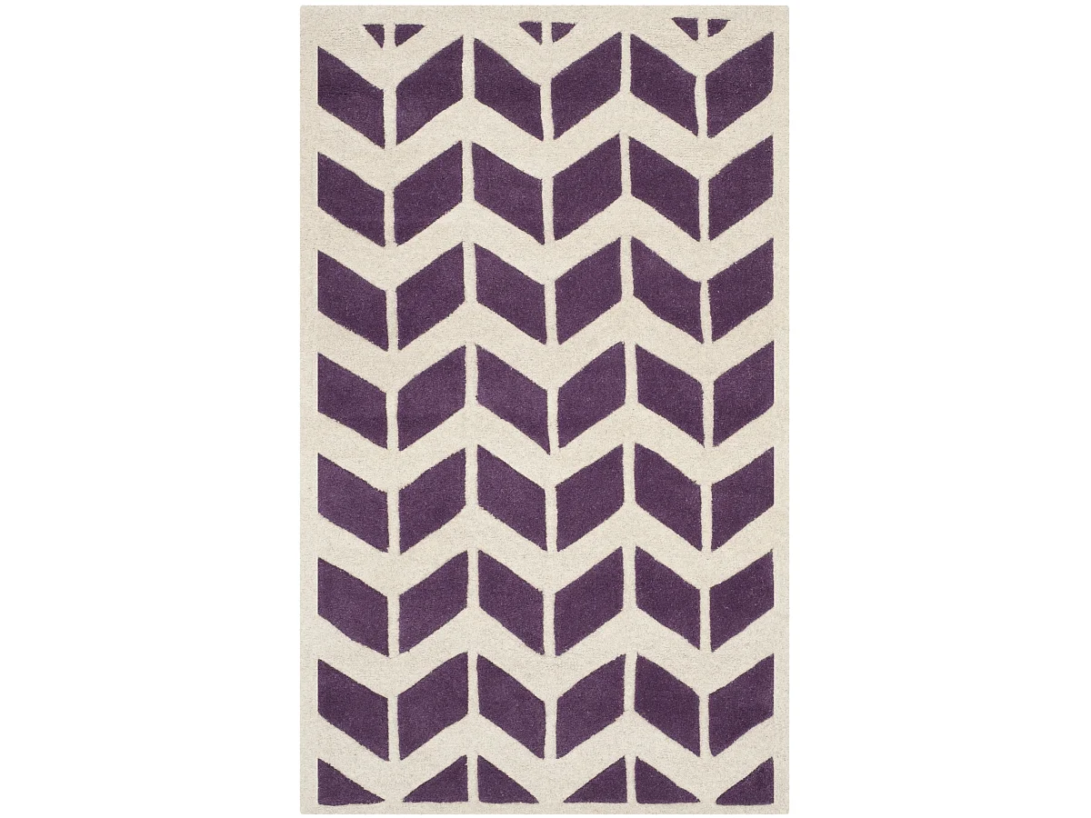 Tapis Violet/Ivoire 122 X 183 cm - Merry
