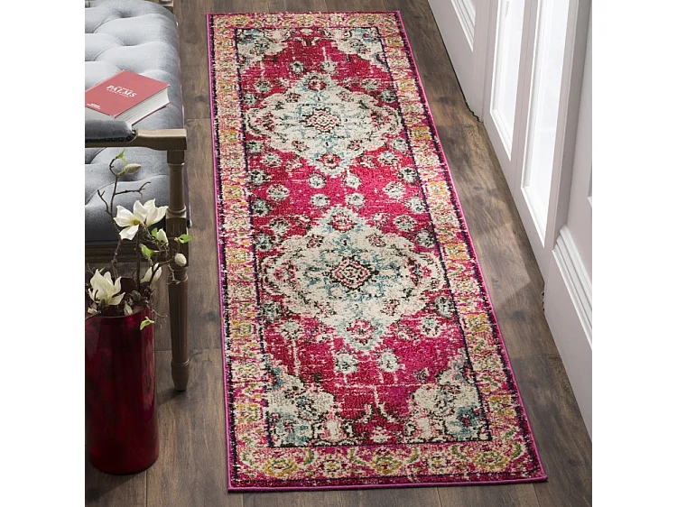 Tapis Rose/Multicolore 66 X 244 cm - Milà