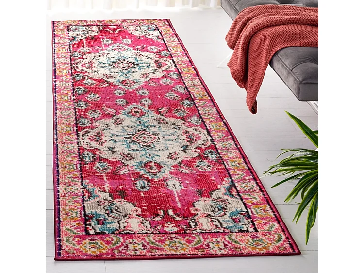 Tapis Rose/Multicolore 66 X 244 cm - Milà