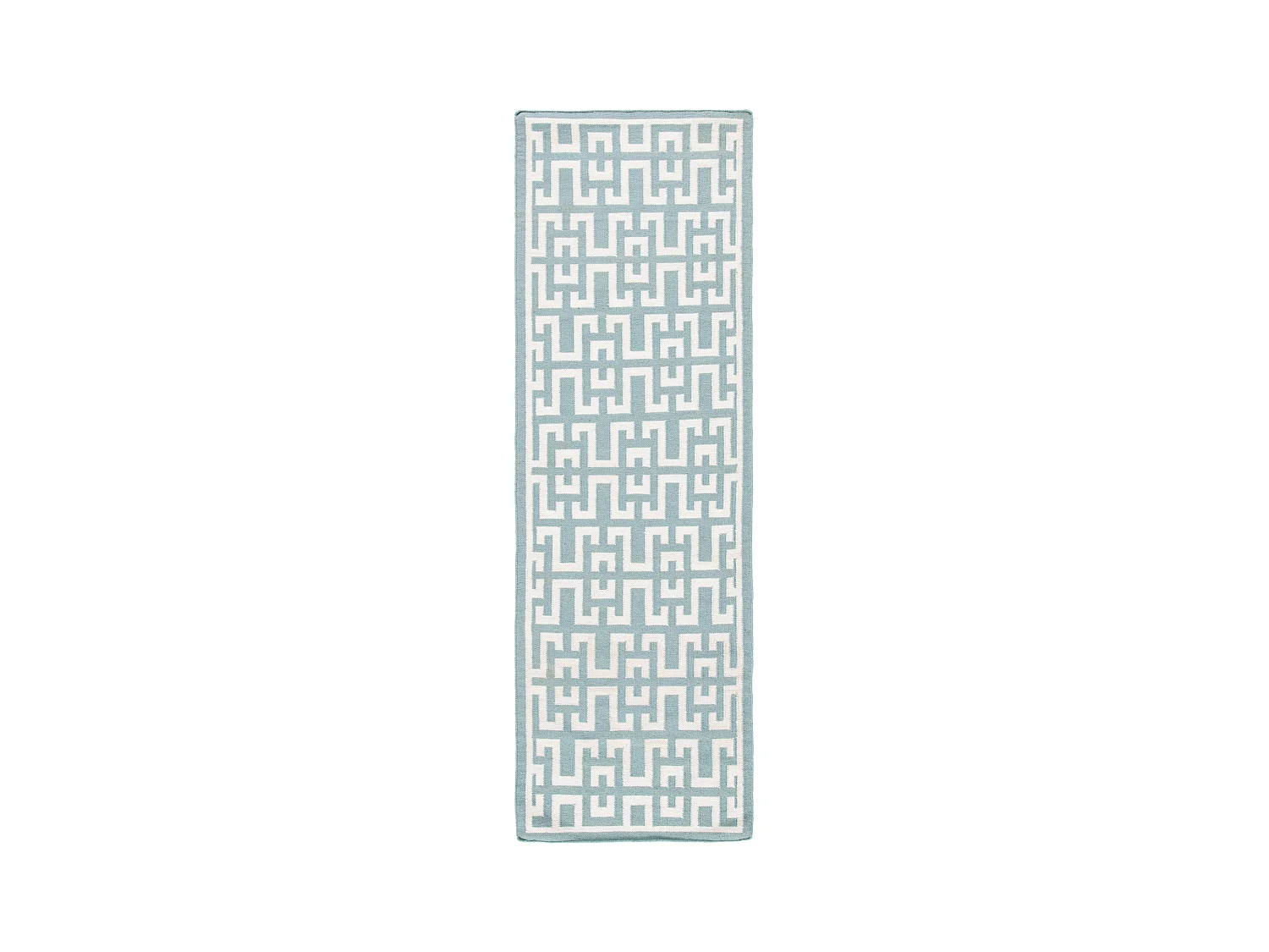 Tapis Vert/Neutre 76 X 244 cm - Safi