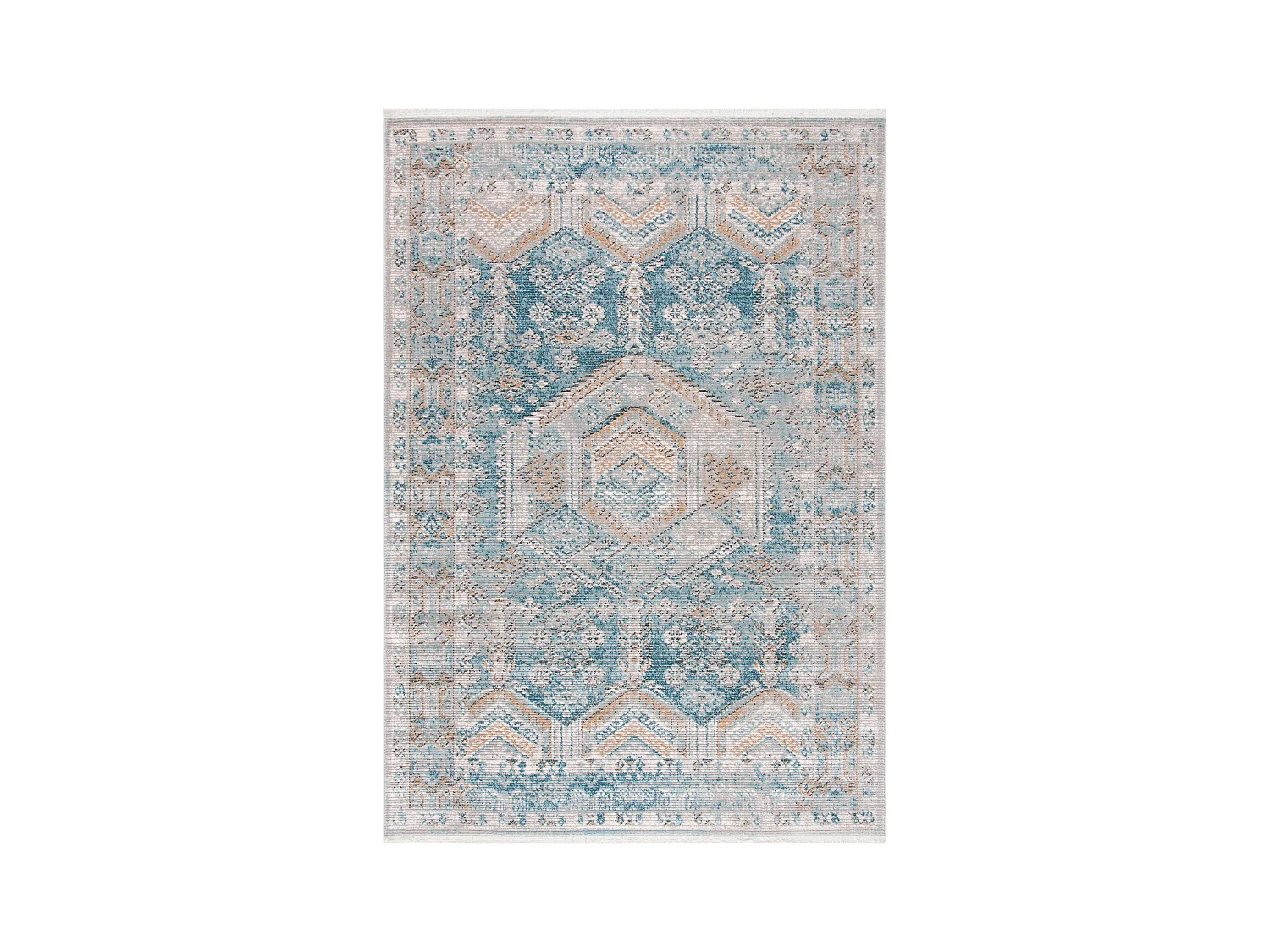 Tapis Bleu/Or 160 X 229 cm - Emerson