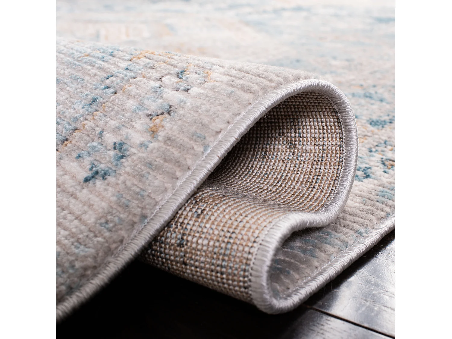 Tapis Bleu/Or 160 X 229 cm - Emerson