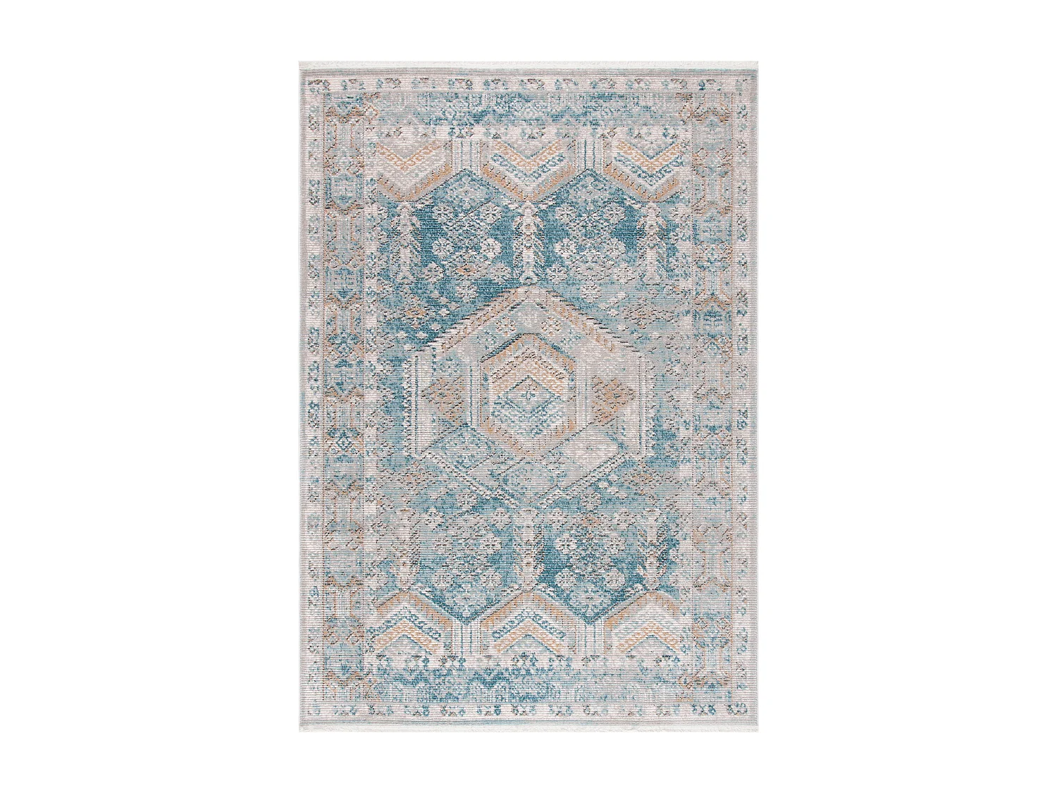 Tapis Bleu/Or 160 X 229 cm - Emerson