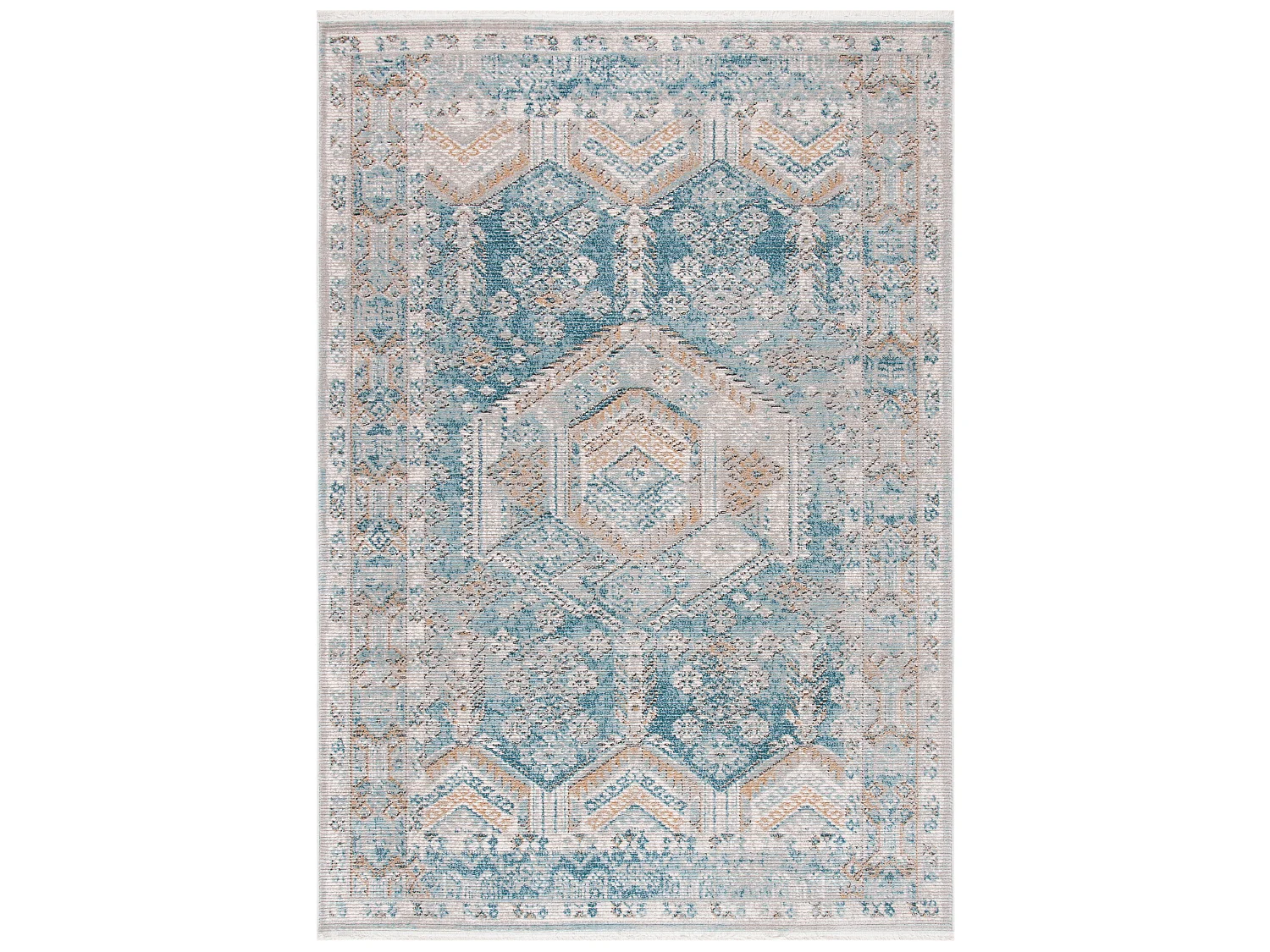 Tapis Bleu/Or 160 X 229 cm - Emerson