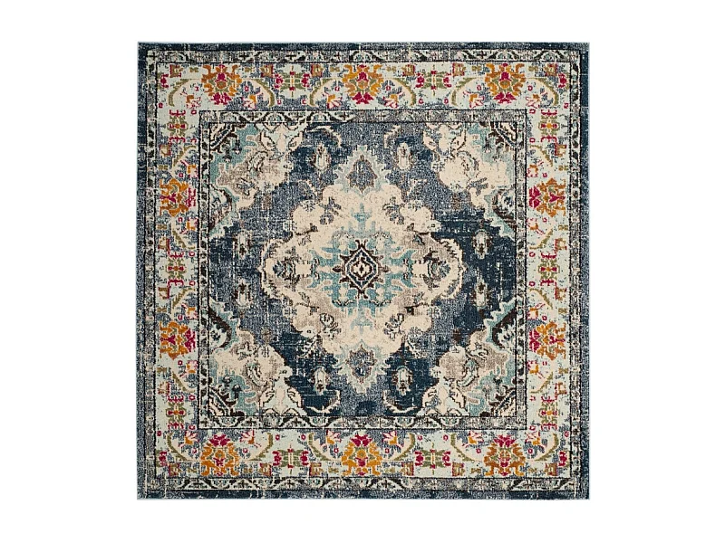 Tapis Bleu Marine/Bleu 201 X 201 cm - Milà