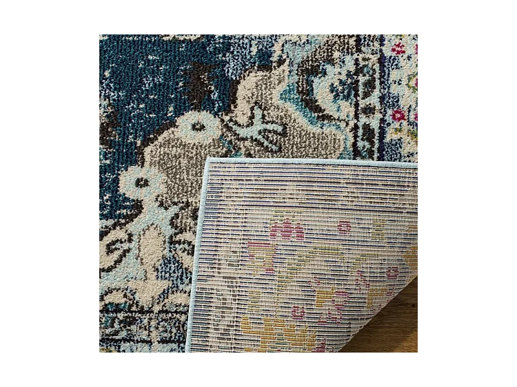 Tapis Bleu Marine/Bleu 201 X 201 cm - Milà