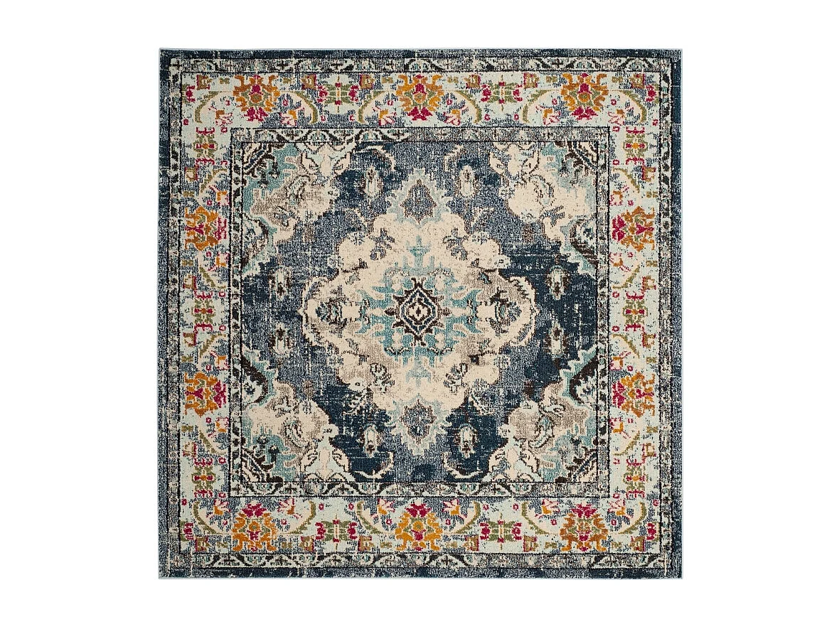 Tapis Bleu Marine/Bleu 201 X 201 cm - Milà