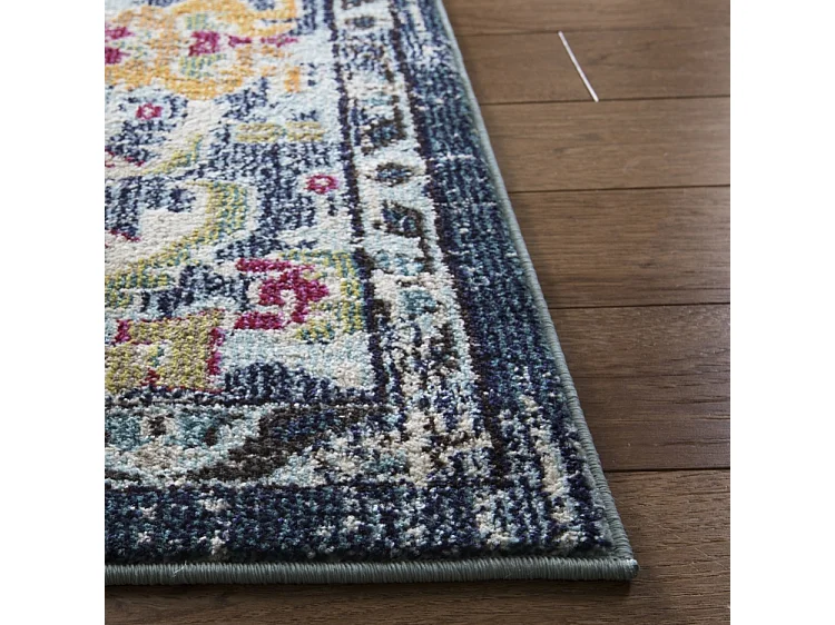 Tapis Bleu Marine/Bleu 201 X 201 cm - Milà