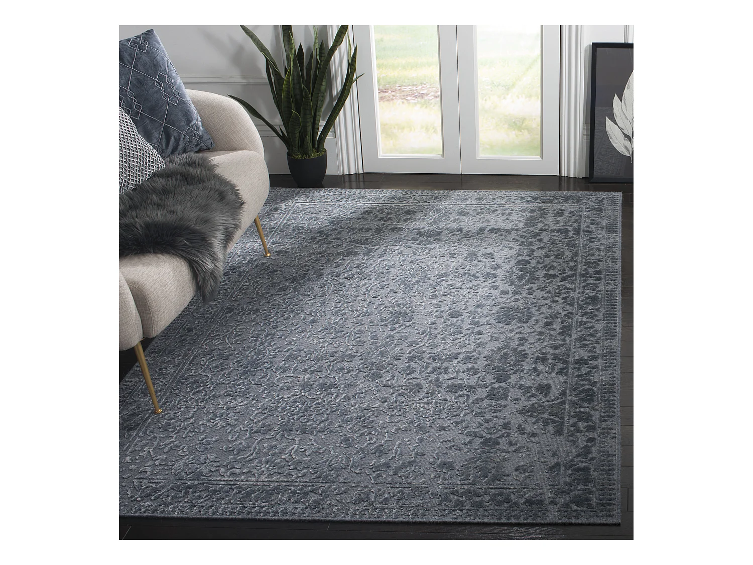 Tapis Bleu 152 X 229 cm - Karla