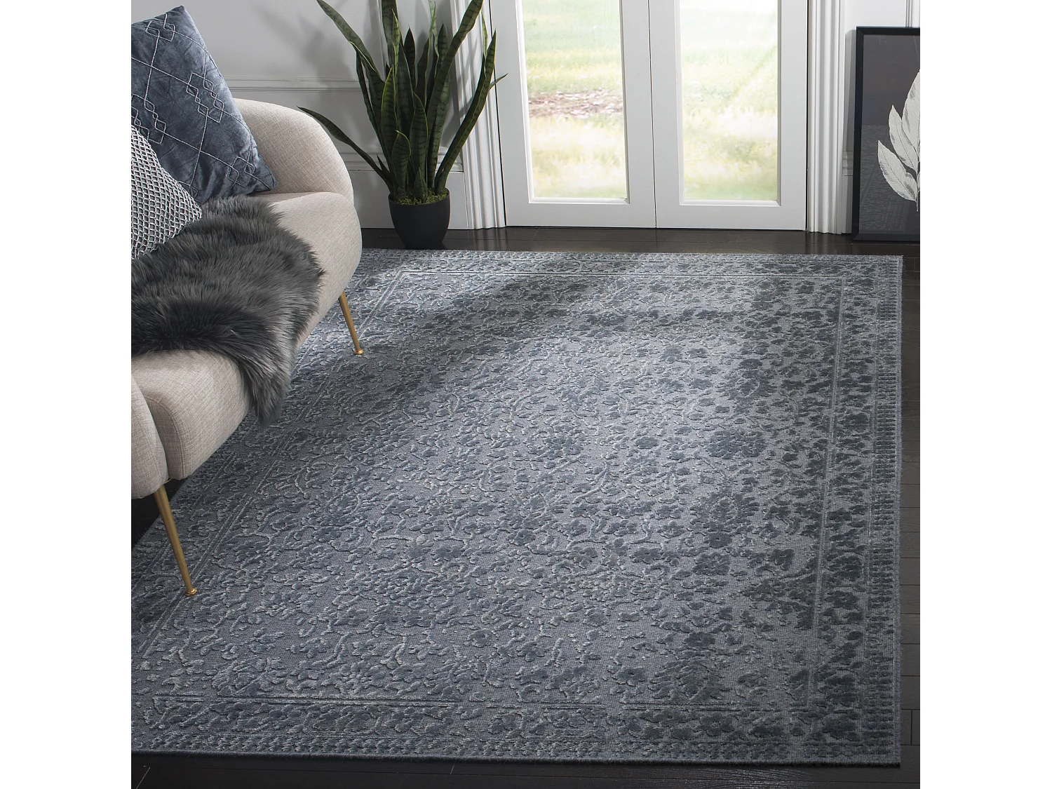 Tapis Bleu 152 X 229 cm - Karla