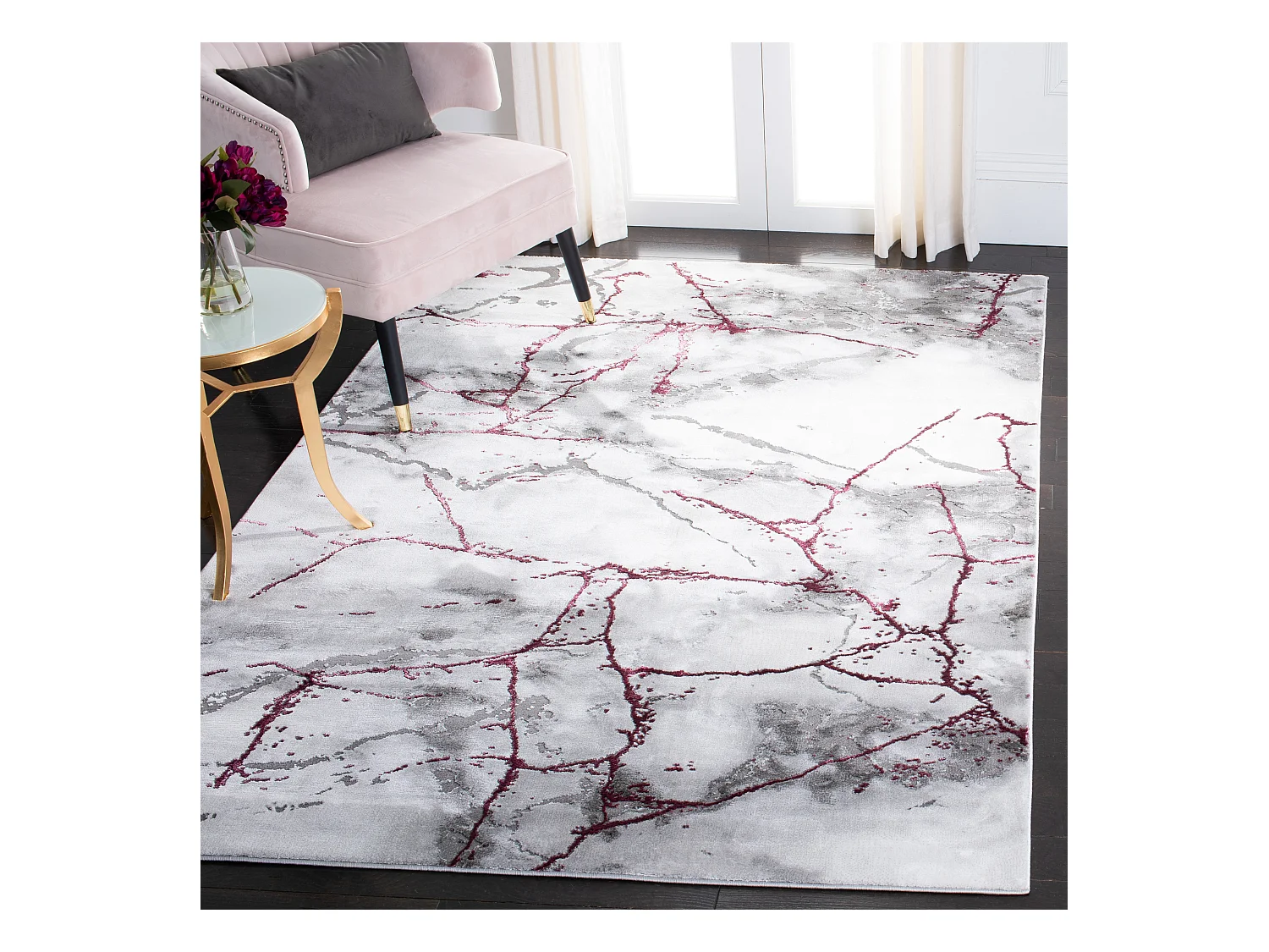 Tapis Gris 122 X 183 cm - Margaretha