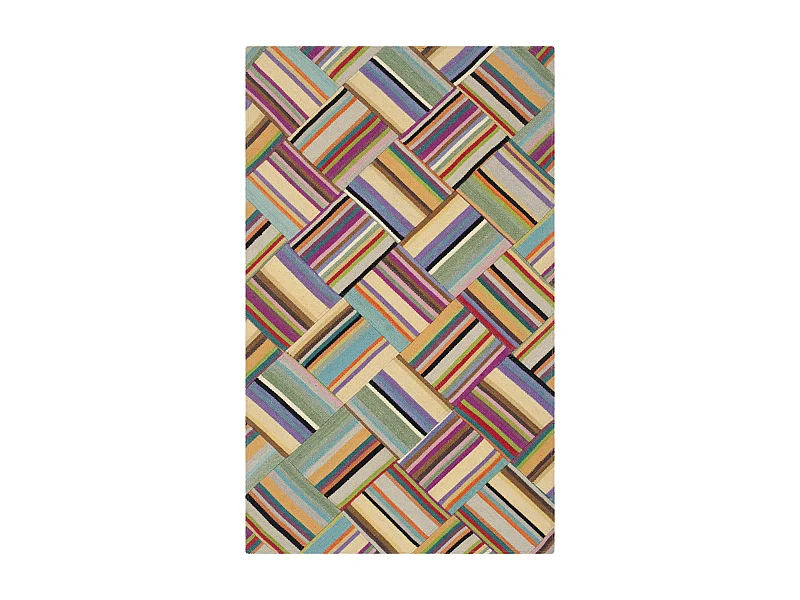 Tapis Rose/Multicolore 122 X 183 cm - Tej